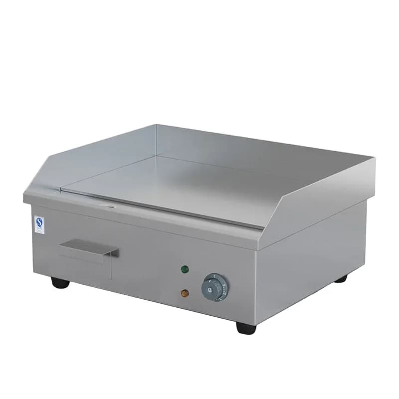 Commercial electric bench pan, portable pan for pancakes, squids and steaks, equipment for restaurants and kiosks