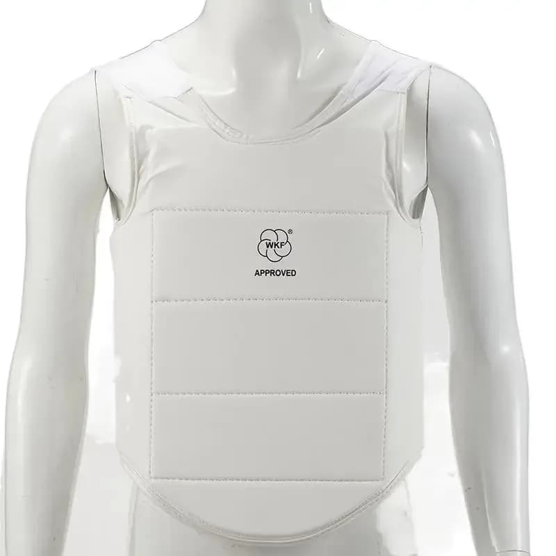 Taekwondo Chest Guard Kids Men Women Student White Karate protectors WTF Chest Guard Boxing Kickboxing Body Vest Protector