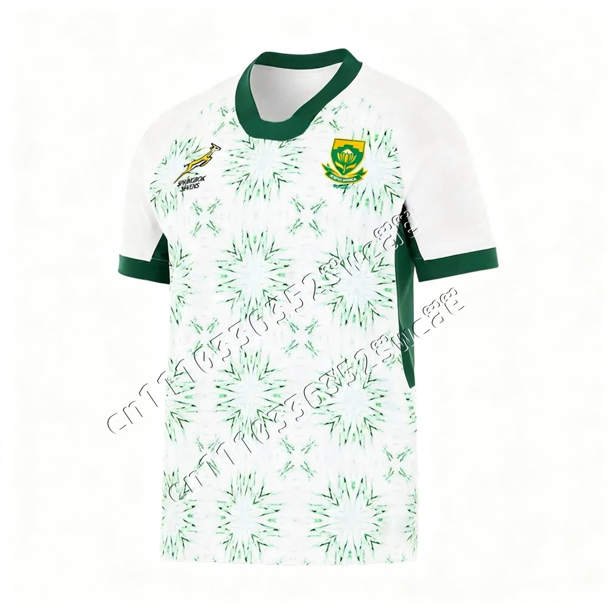 Maglia da rugby Springboks 7s Home 2526 da uomo coordinata per la famiglia, maglia sportiva da uomo Sudafricana, T-shirt Y2K