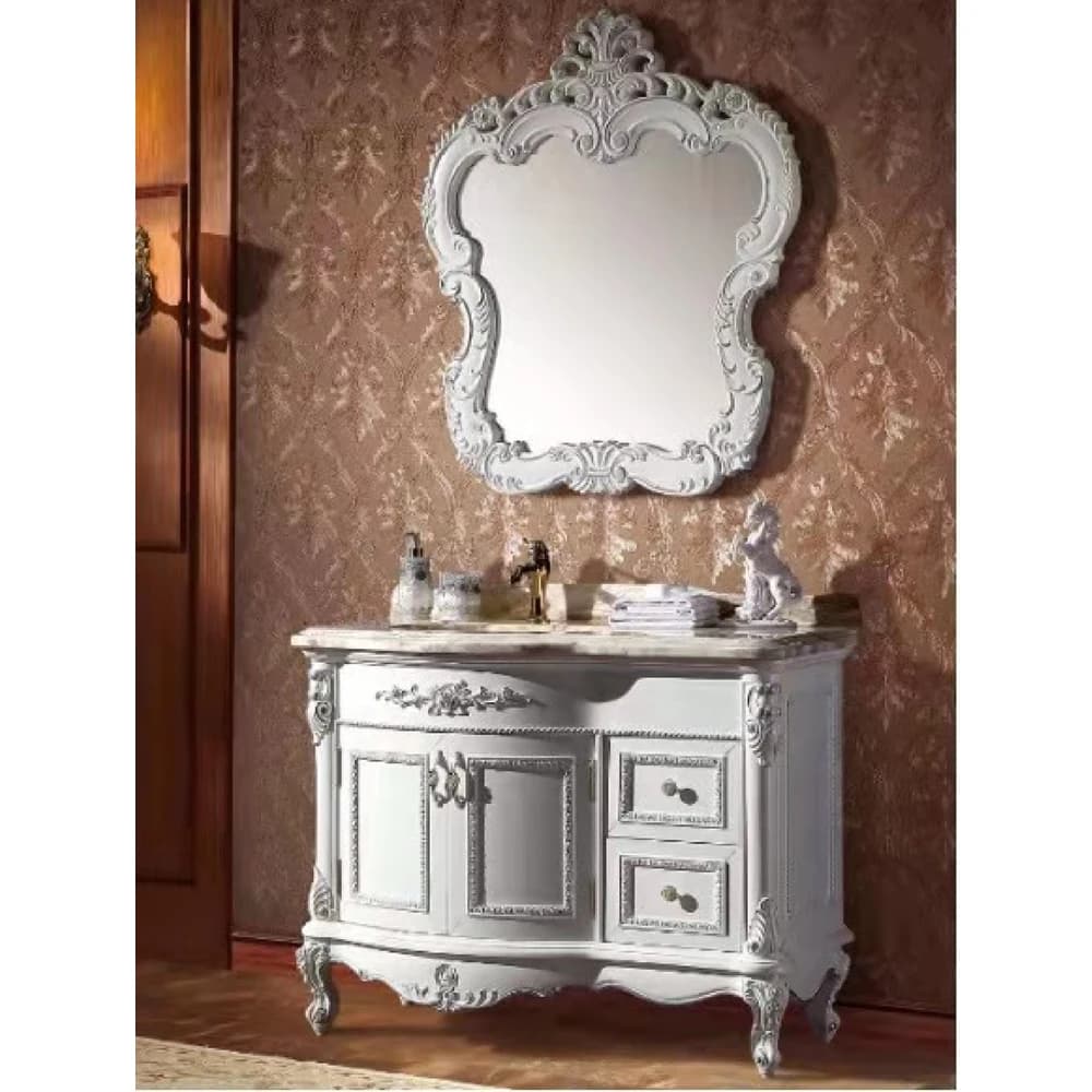 European Modern Style Bathroom Vanity Cabinet Furniture Mirrored Cabinets