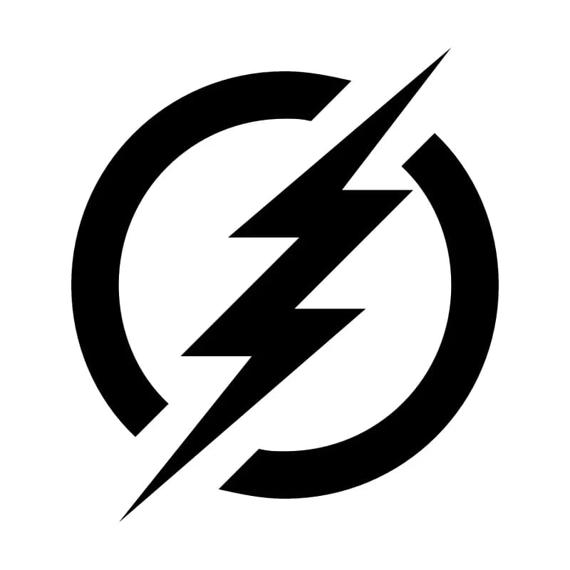 Nuovo design Batteria ricaricabile Logo elettrico Simbolo di fulmine Decalcomania Finestra per auto Accessorio adesivo per copertura auto portatile, 13 cm