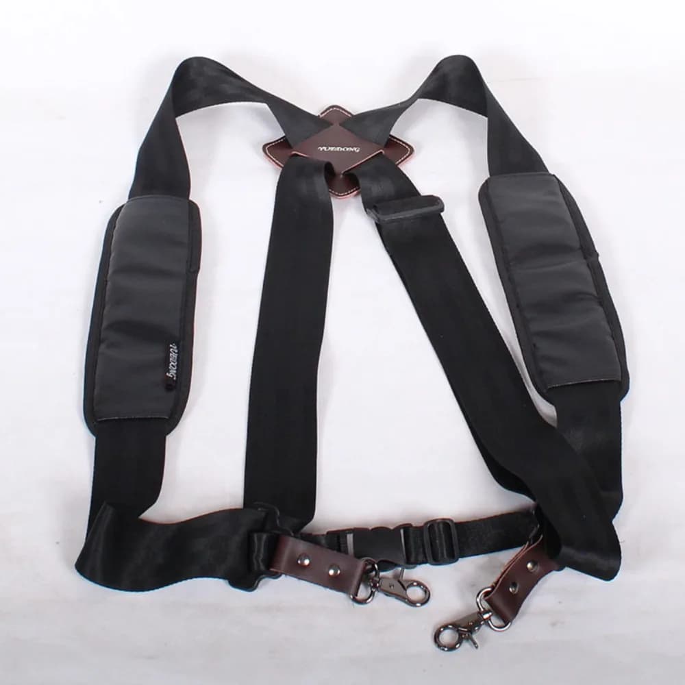 Thickened Padded Djembe Shoulder Straps Adjustable Tambourine African Drum Backpack Strap Polyester Black Hand Drum Belt