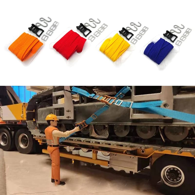 Cinghia di Fissaggio Simulata per Camion RC Tamiya 1/14 per Scania, Man, Volvo