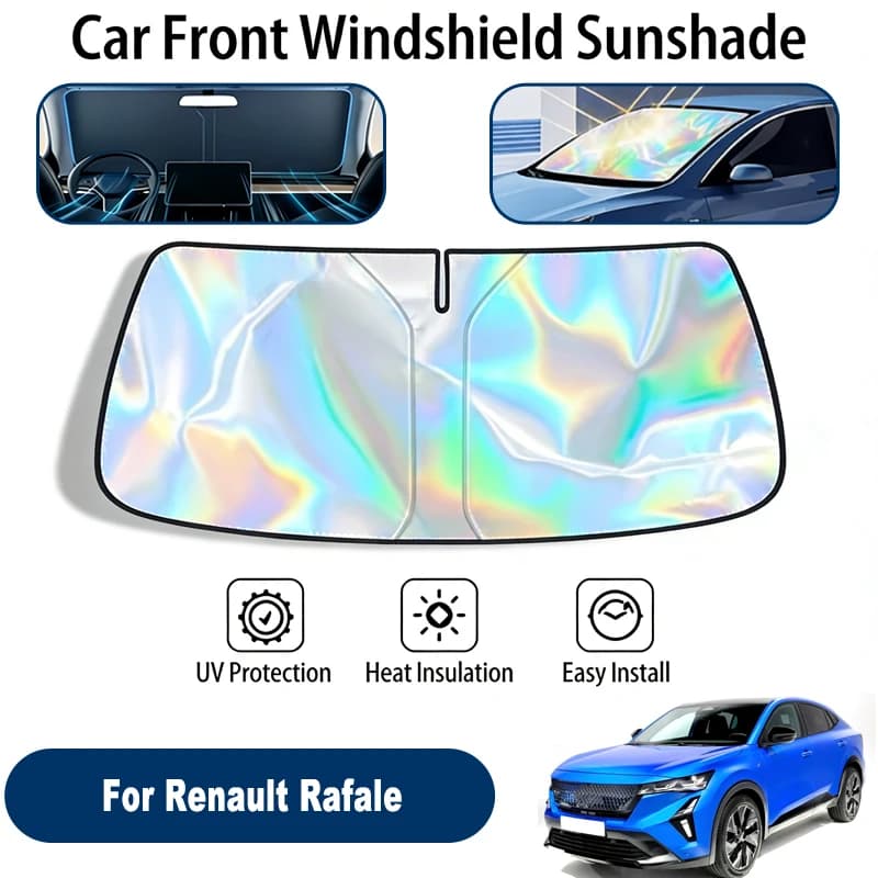 Parasole per parabrezza per Renault Rafale, accessori pieghevoli per la protezione solare della finestra anteriore, riflettenti ai raggi UV
