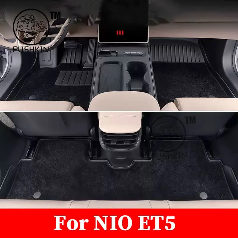 For NIO ET5 2024 2025 Accessories Car caps Cargo Liner Tronco Pad TPE 3D Foot pad for boot pad