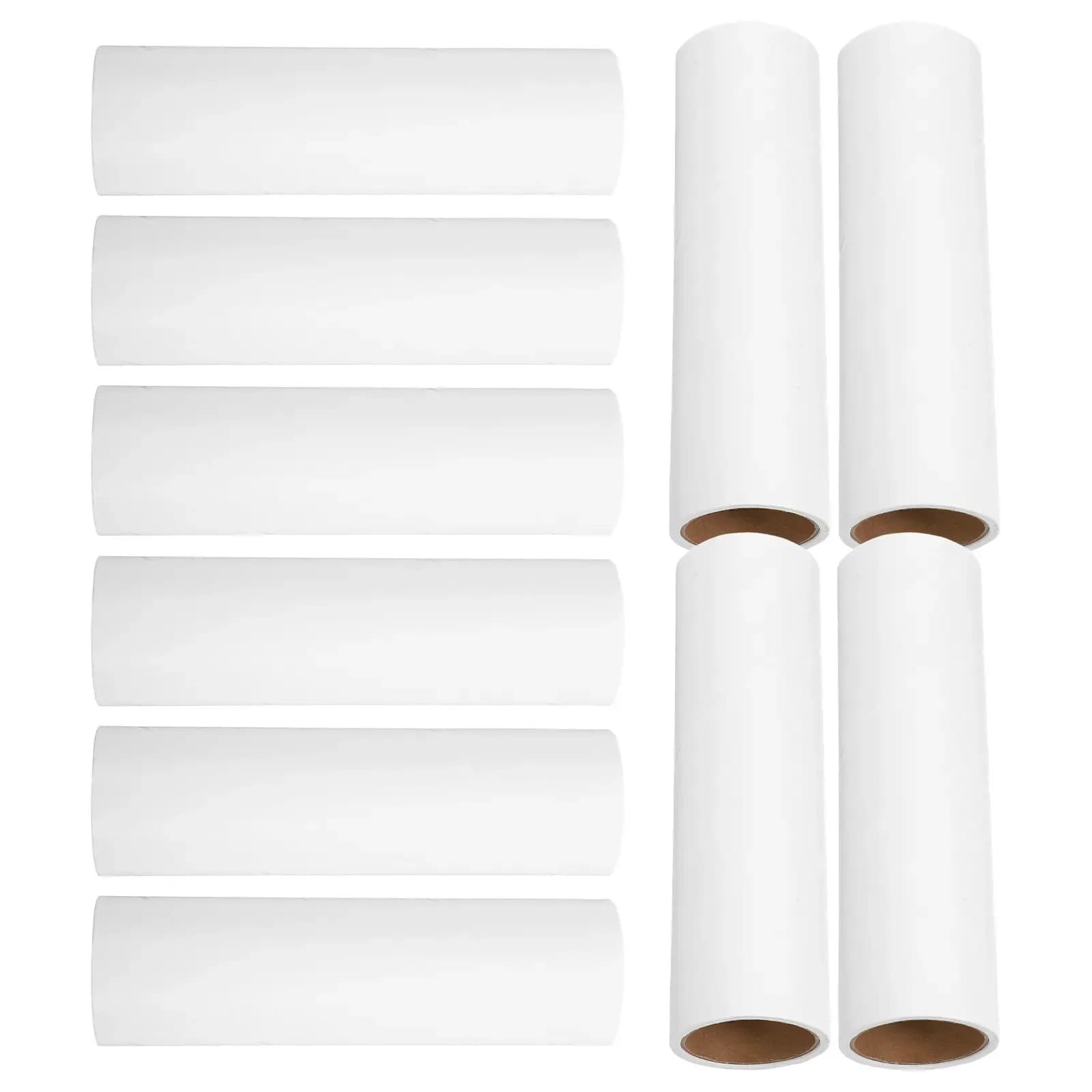 10 Rolls Sticky Lint Roller Refills Reusable Extra Adhesive Pet Hair Remover Replacement for Clothes Upholstery Furniture