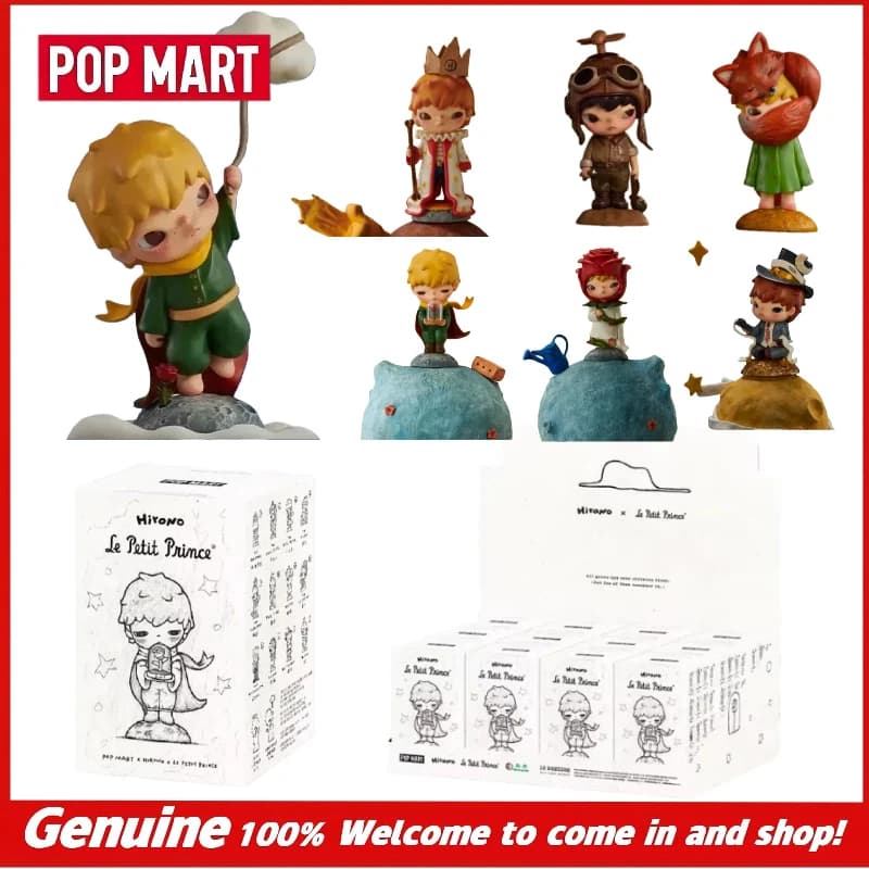 Nuova Serie Originale POPMART Hirono x Le Petit Prince Blind Box, Action Figure Anime Kawaii, Scatola Misteriosa, Regalo Creativo di Tendenza