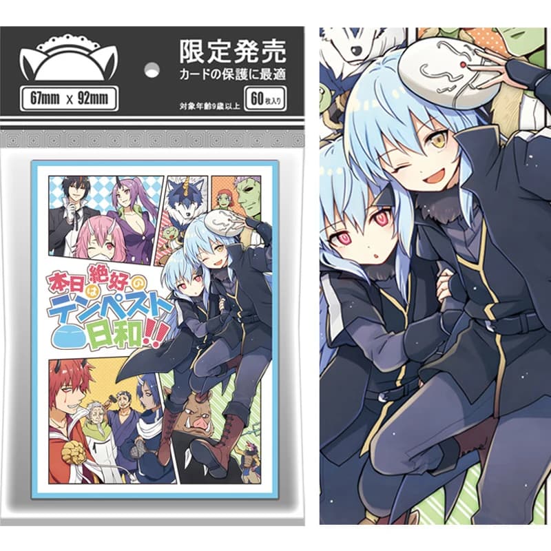 60 Pz/set Quella volta che mi sono reincarnato come una Slime Manicotto di Carta PTCG Anime Gioco Collezione di Carta di Copertura Protettiva Giocattolo Regalo 67*92mm
