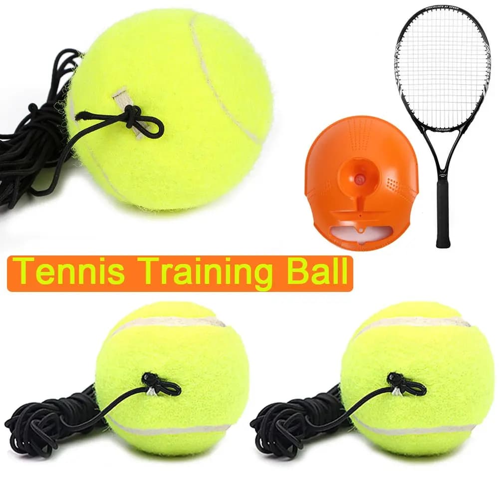 New Indoor Trainer Rebound Practice Elastic Rope Tennis Training Ball
