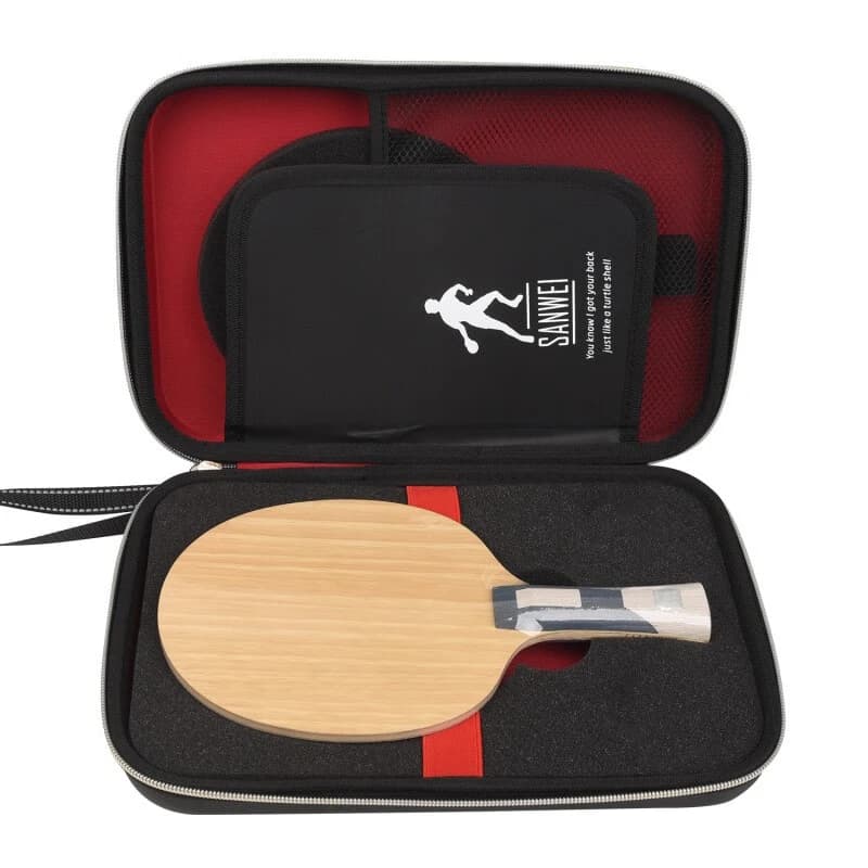 Sanwei Super 75# PBO-Carbon Table Tennis Blade Fast Attack Offensive++ Zylon Carbon Fiber ZLC Ping Pong Racket Paddle With Case