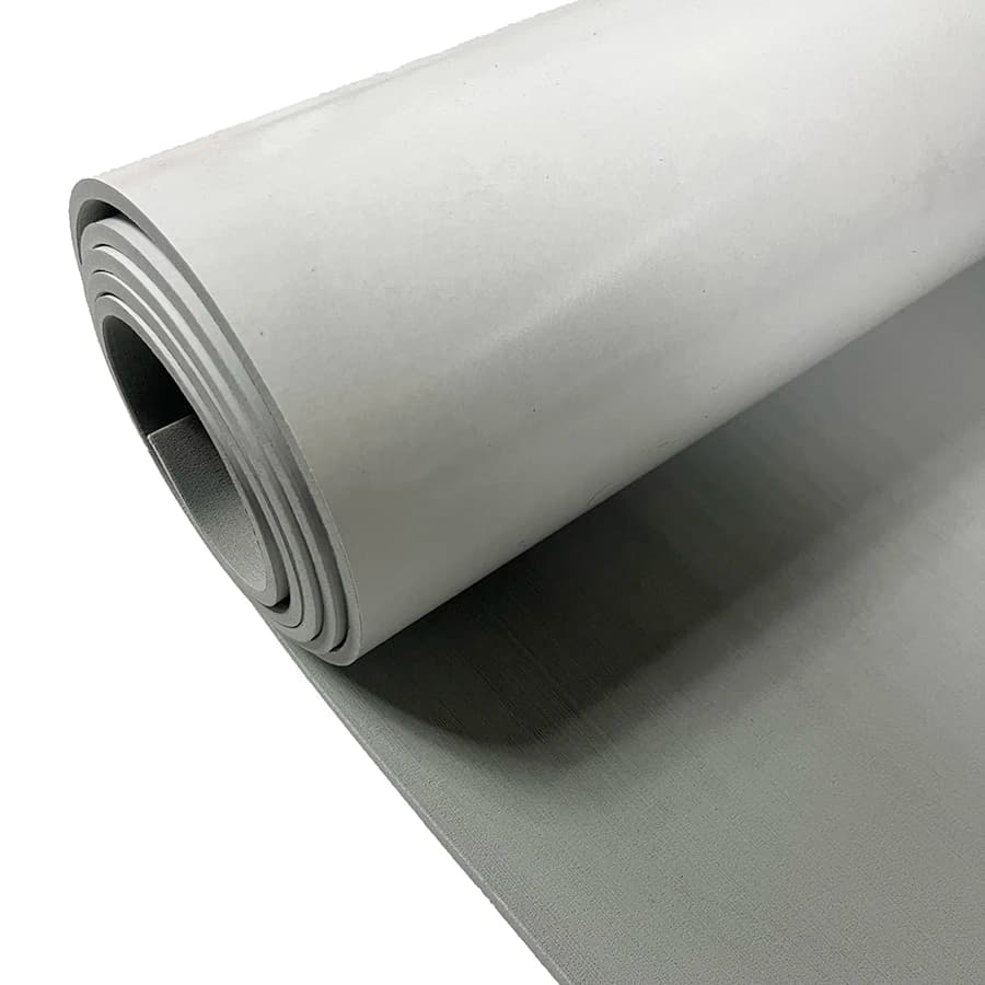 Tappetino Antiscivolo in Schiuma EVA Autoadesivo 240x60CM per Pavimentazione Barche, SUP, Kayak, Yacht, Grigio Integrale, Alta Durezza