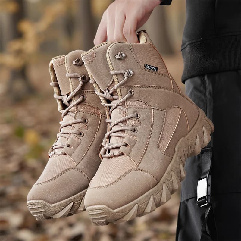 Winter Men Ankle Boots Comfortable Warm Mens Hiking Climbing Shoes Outdoor Cotton Work Boots Non-slip Waterproof Man Snow Boots