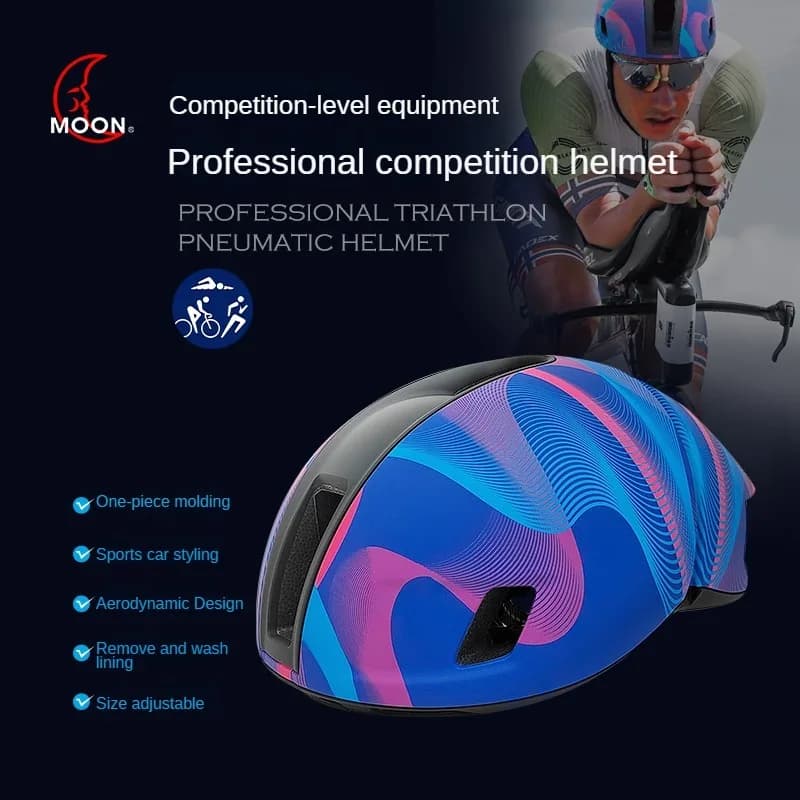 MOON ultralight aerodynamic bicycle helmet - MIPS advanced safety system for mountain bike and road enthusiasts
