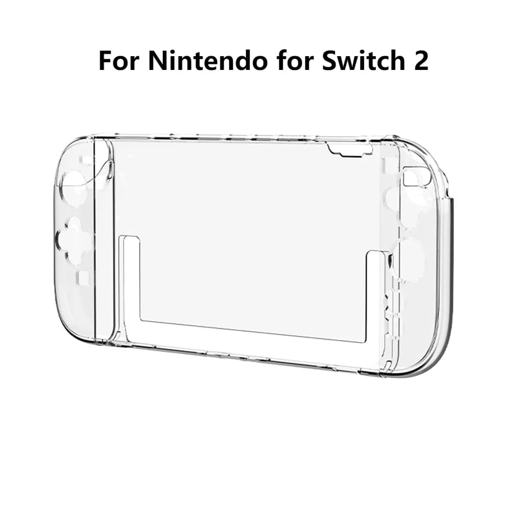 Custodia trasparente per PC di tipo diviso per Switch 2 Joycon Guscio protettivo staccabile Accessori per console di gioco antigraffio
