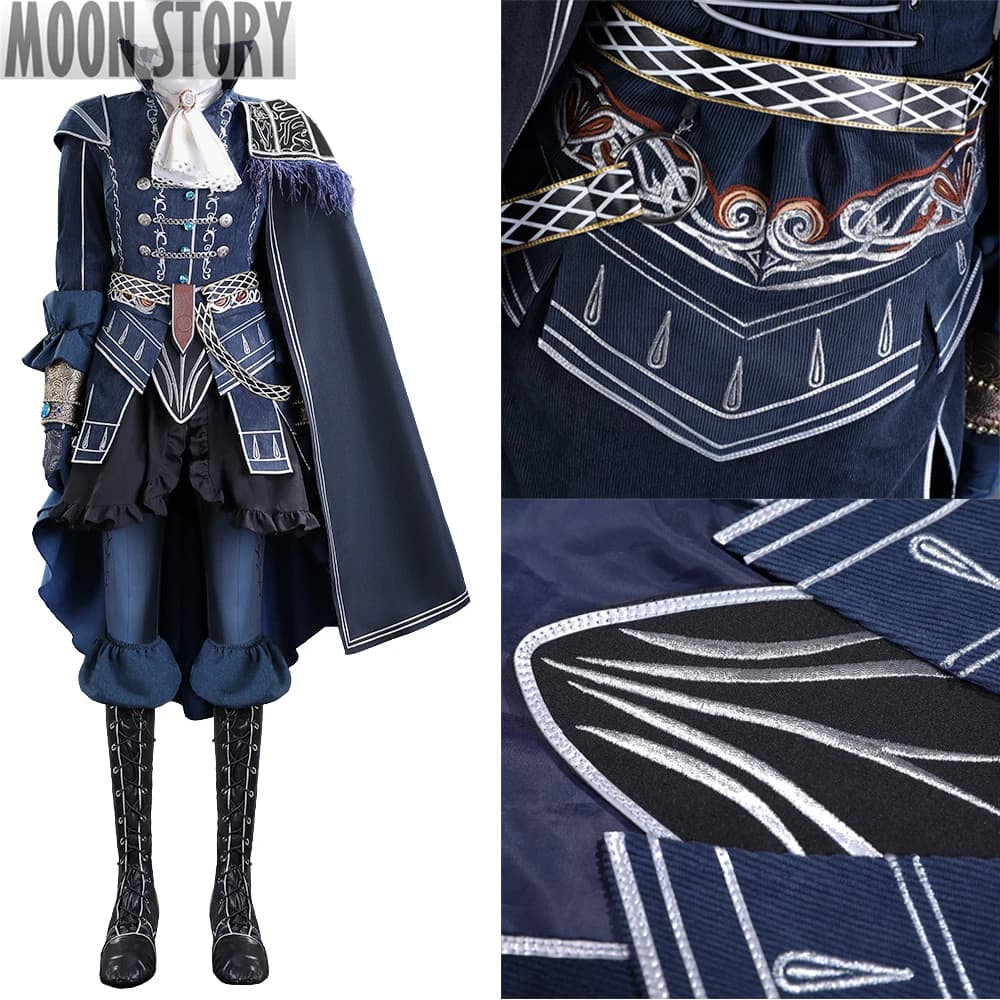 Costume Cosplay Dark Duchess del Gioco Nightreign, Cosplay Undertaker Elden, Set Completo per Halloween Donna e Uomo
