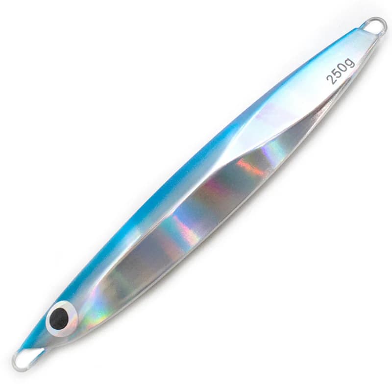 150g 200g 250g coltello a passo corto maschera a forma di foglia maschere svolazzanti esca da pesca esca esca luminosa in metallo