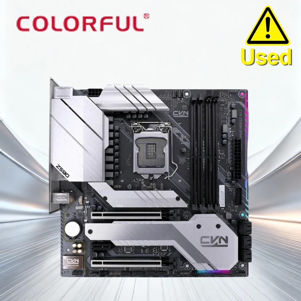 COLORFUL Z590M GAMING PRO V20 1×HDMI LGA1200 8×USB 24.5×24.5cm PCI-E 4.0