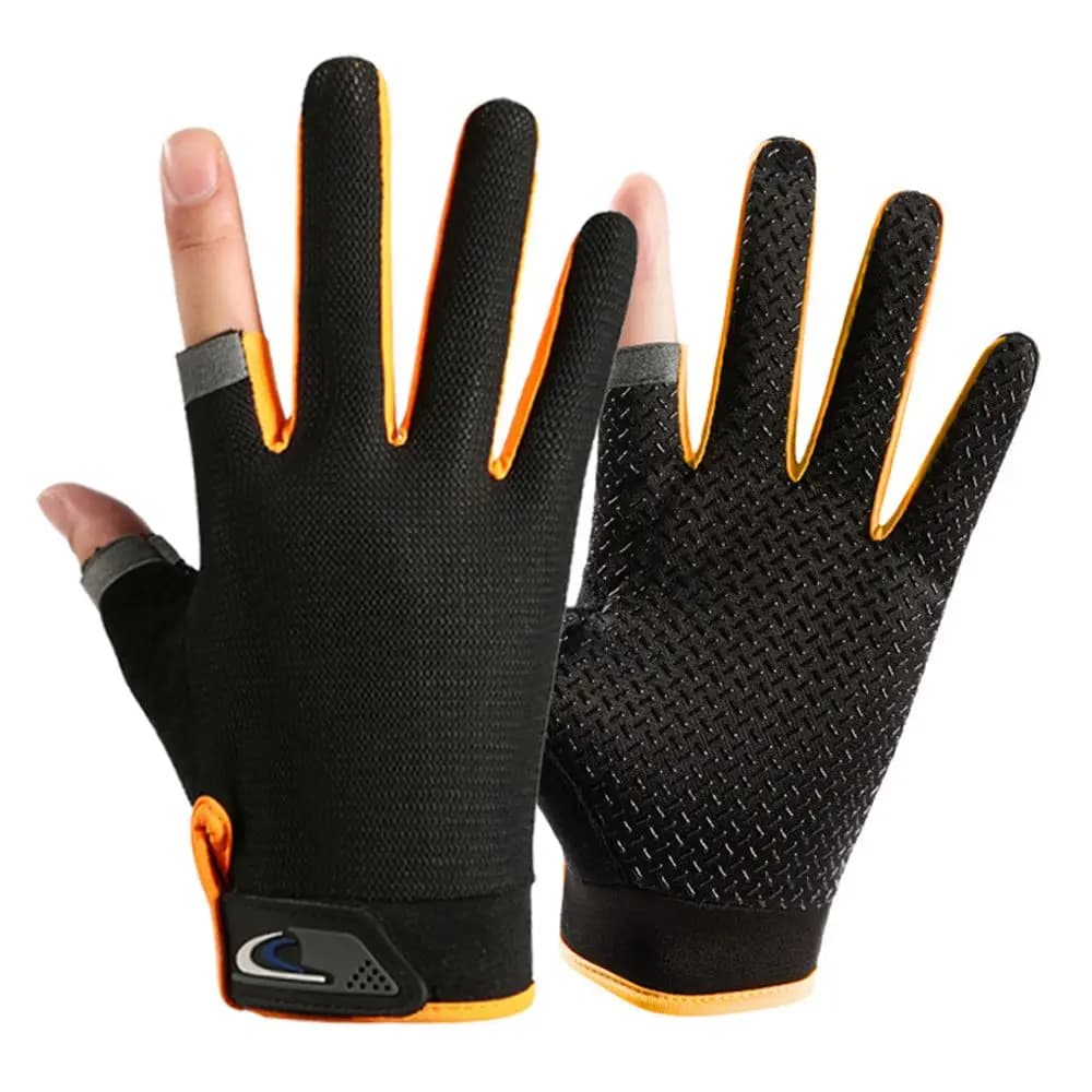 Outdoor Sports Cycling Gloves, Fishing Accessories, Protective Gloves, Three-Date Gloves, Fishing Gloves, Non-Slip Gloves