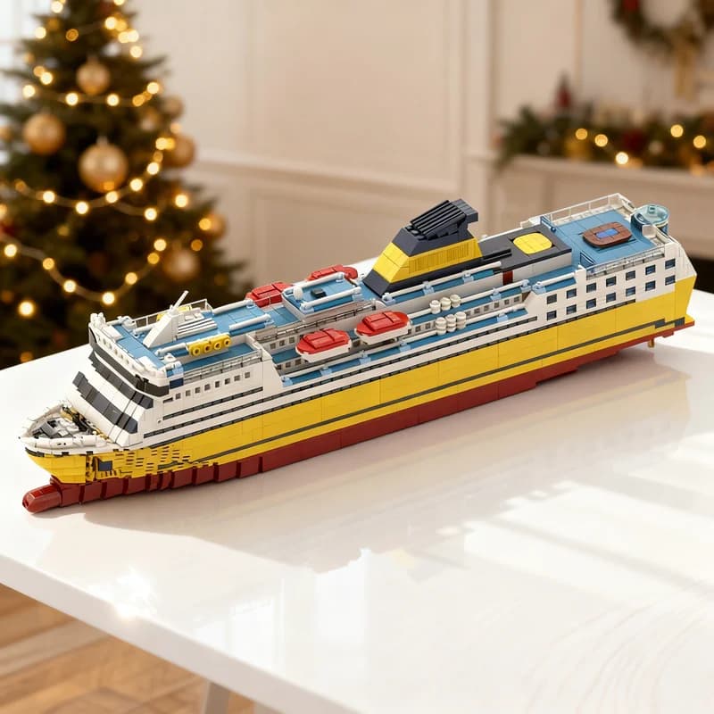 2075pcs MOC Mega Express Building only Creator Expert Model Building blocks Construction Christmas gifts toy creative DIY idea