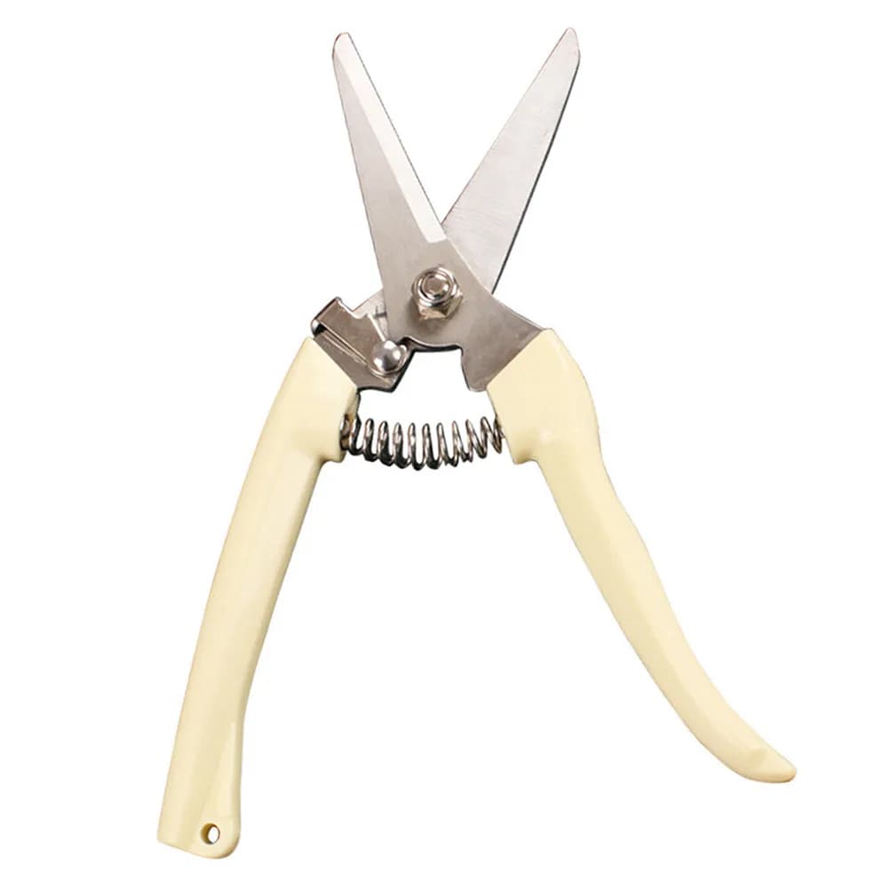 Professional Garden Pruner Stainless Steel Sharp One Hand Lightweight Pruning Shears Tree Branch Cutter Portable