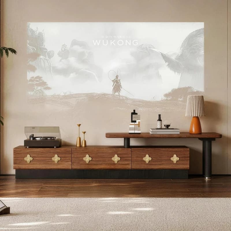 Unique Natural Tv Cabinet Luxury Organizer Design Bauhaus Support Tv Stand Living Room Monitor Mesa Para Televisor Furniture