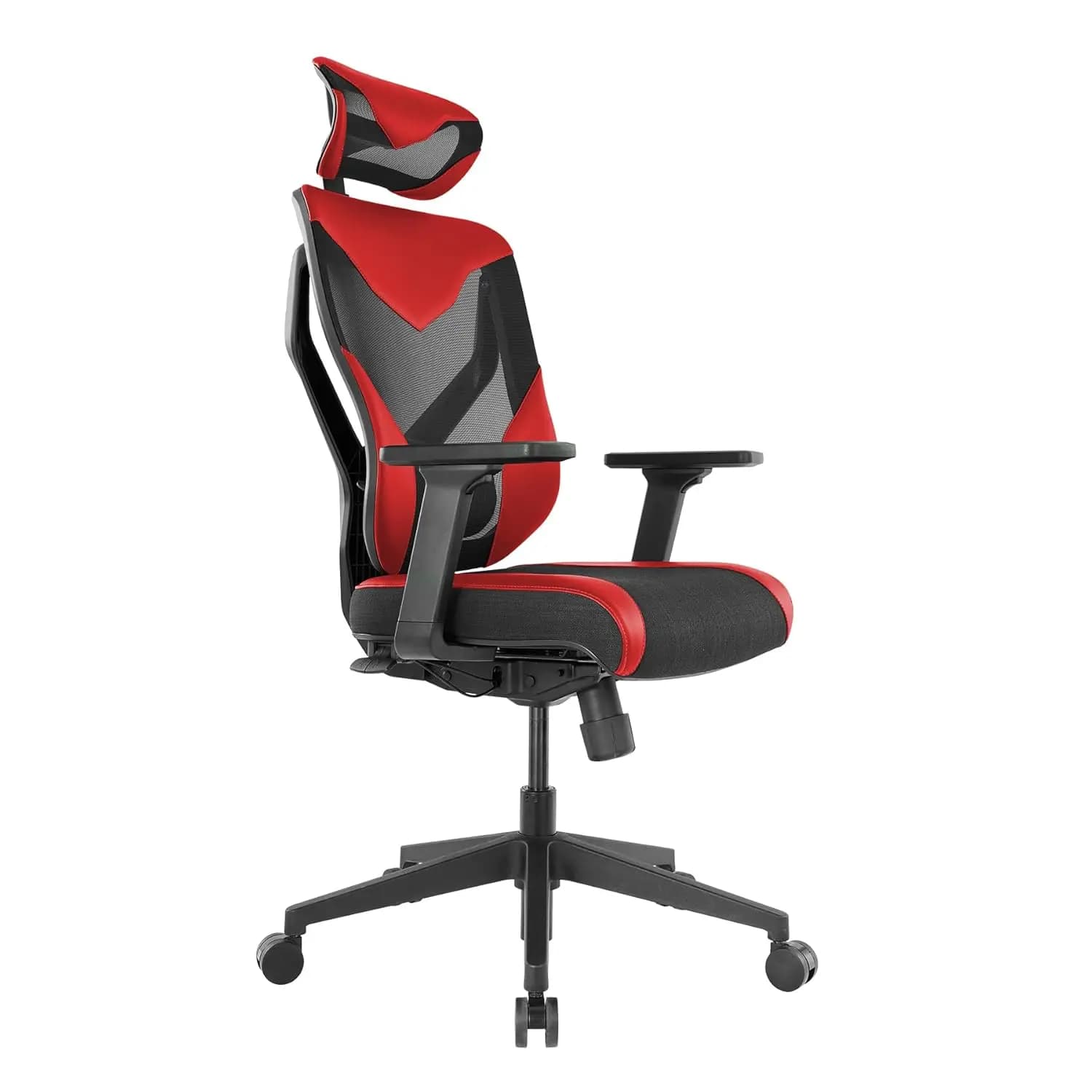 Sedia da Gaming Ergonomica Auto-Adattiva con Supporto Lombare, Braccioli 3D, Stile Racing Rinfrescante, Rossa Personalizzata