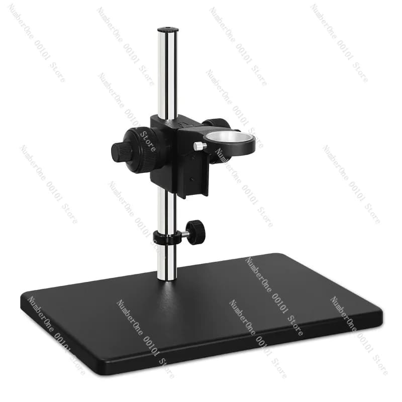 Base di regolazione del ripiano di sollevamento del microscopio industriale video elettronico Supporto per fotocamera con apertura dell'obiettivo da 50 mm universale