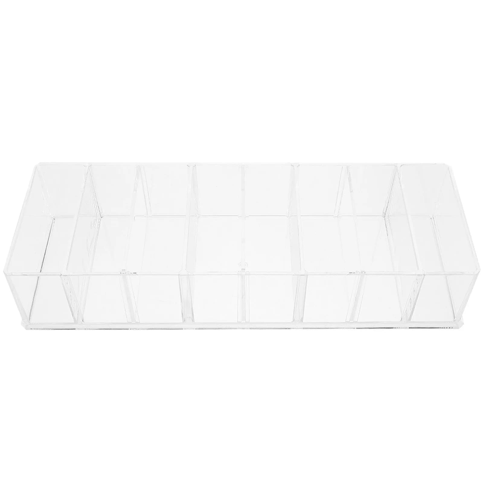 Organizzatore per Palette di Trucco, Porta Palette Ombretti Trasparente Premium, Contenitore per Blush, Scatola Portaoggetti da Scrivania per Vanity