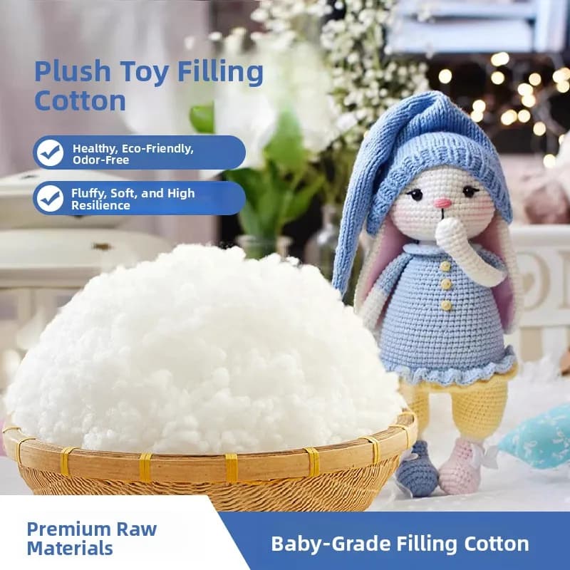 Handmade Doll Filling Cotton Pearl Cotton Toy Pillow Cotton Fluff Baby Inner Core Soft Plush Toys And Cushions Fillings