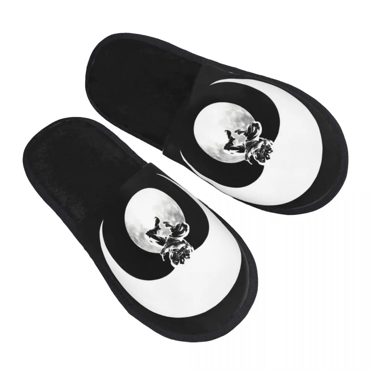 Pantofole personalizzate in memory foam Moon Knight Movie da donna, comode e calde per la casa