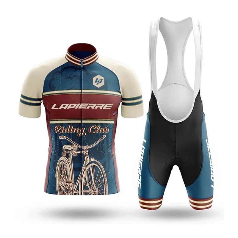 lapierre cycling clothing man cycling clothing summer short sleeve shirt cycling gel pad bib shorts sports vest Ropa Ciclismo