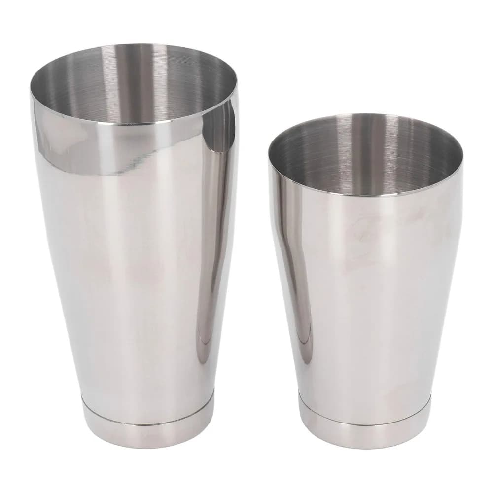 Set di 2 Pezzi Shaker Professionale per Cocktail in Acciaio Inossidabile Argento Shaker per Martini Shaker per Bevande per Casa