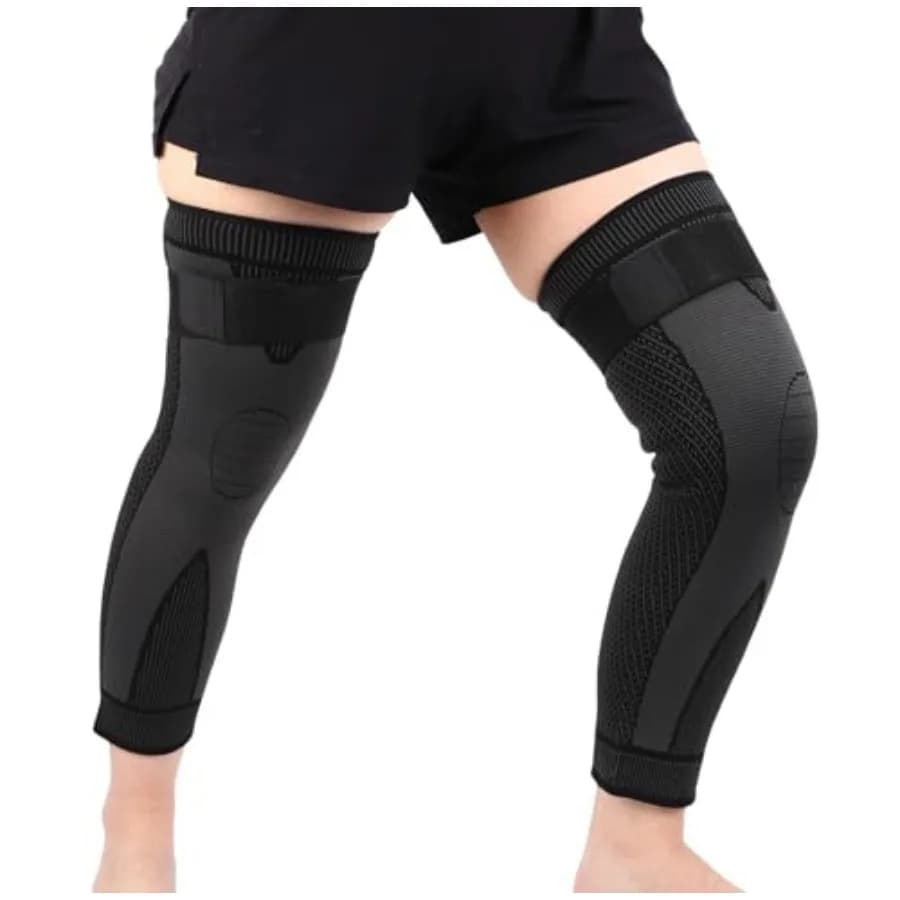 2 Pack Knee Wraps for Pain Relief Women Men, Knee Compression Sleeve for Men Women, Compression Knee Brace for Arthritis Pain a