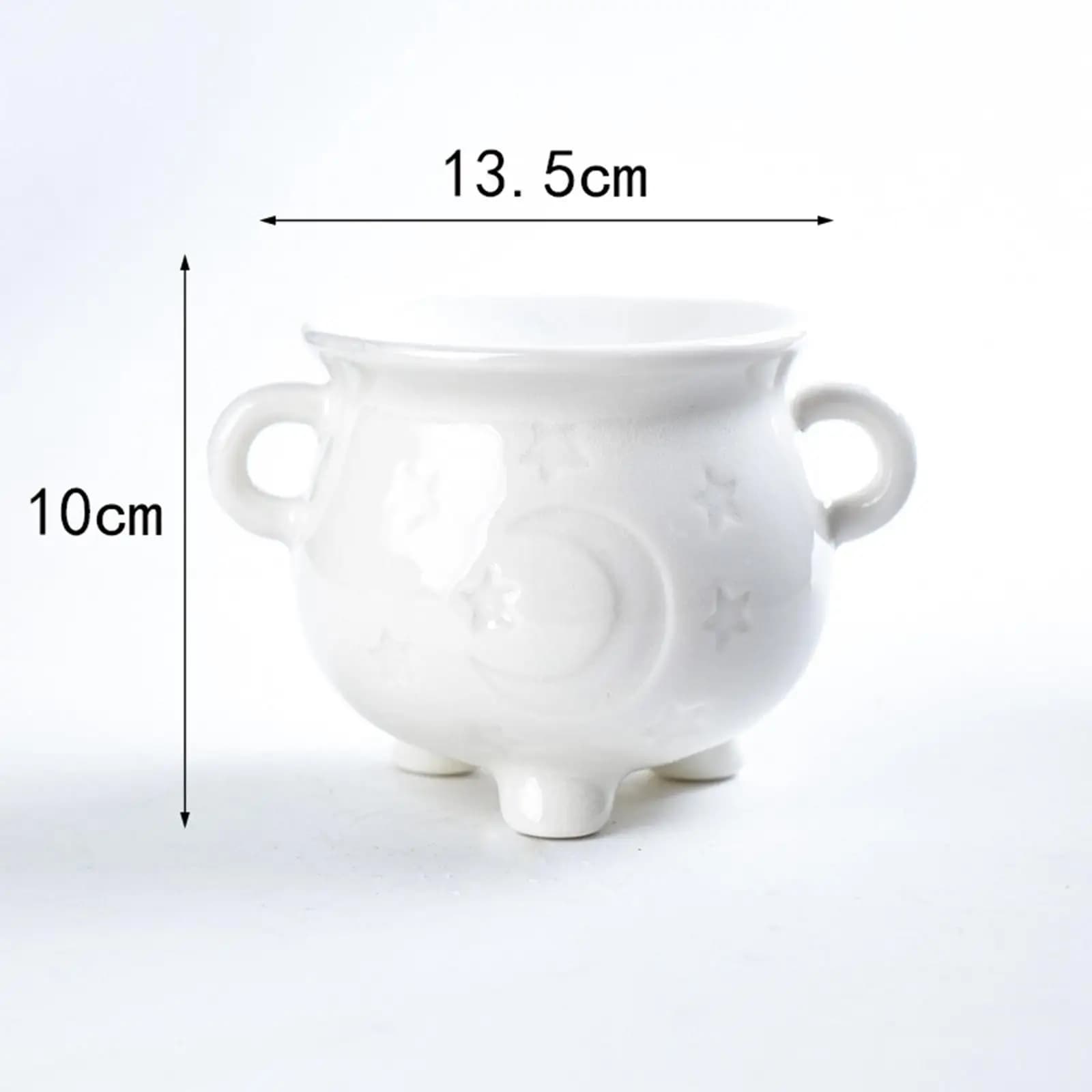 Ceramic Candle Holder Essential Oil Burner Aroma Burner Fragrance Warmer Centerpiece Aroma Diffuser for Living Room, Saunas