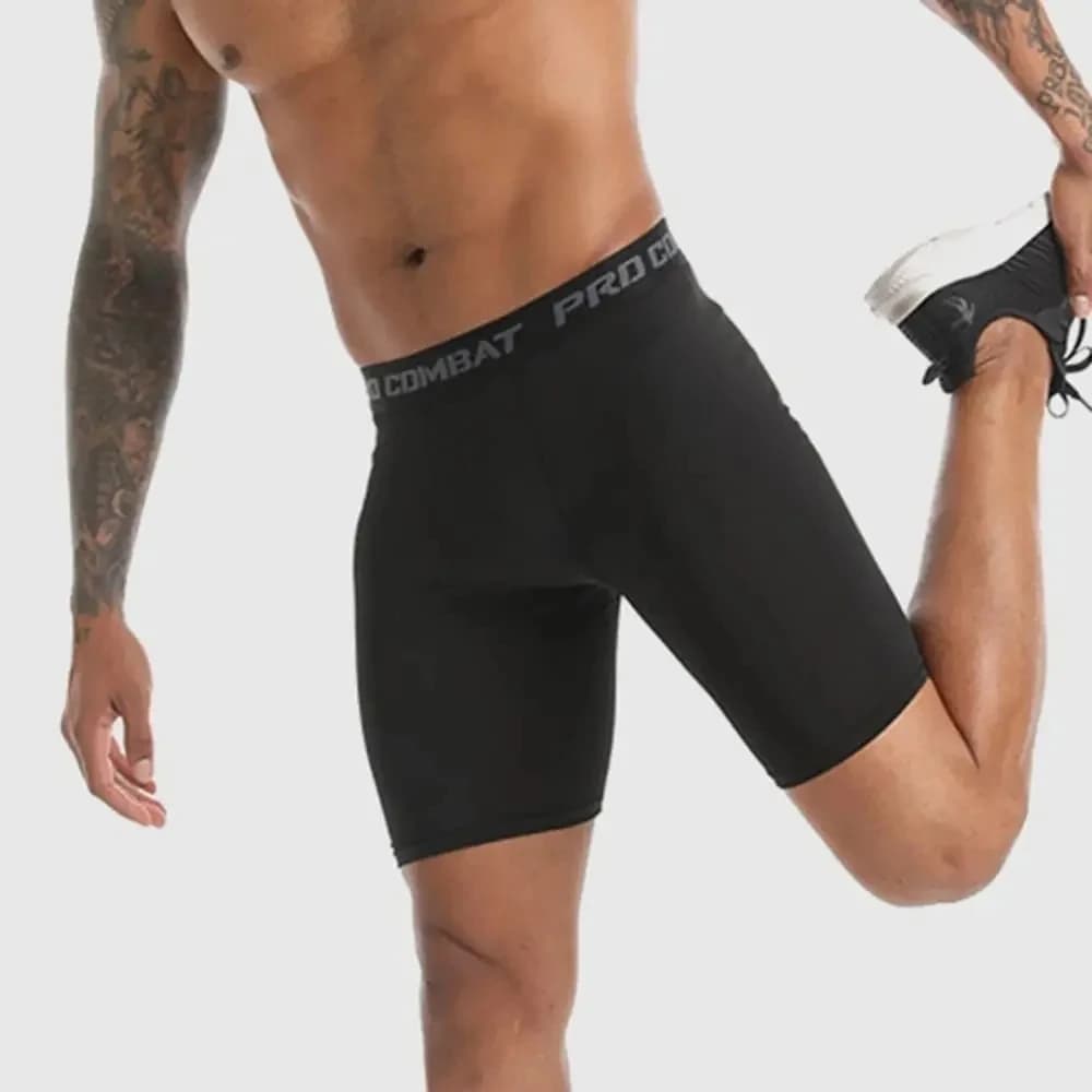 Men's Sports Shorts for Fitness, Gym Training, Fast Drying Compression Leggings, Cycling Shorts, Basketball, Running, Loading