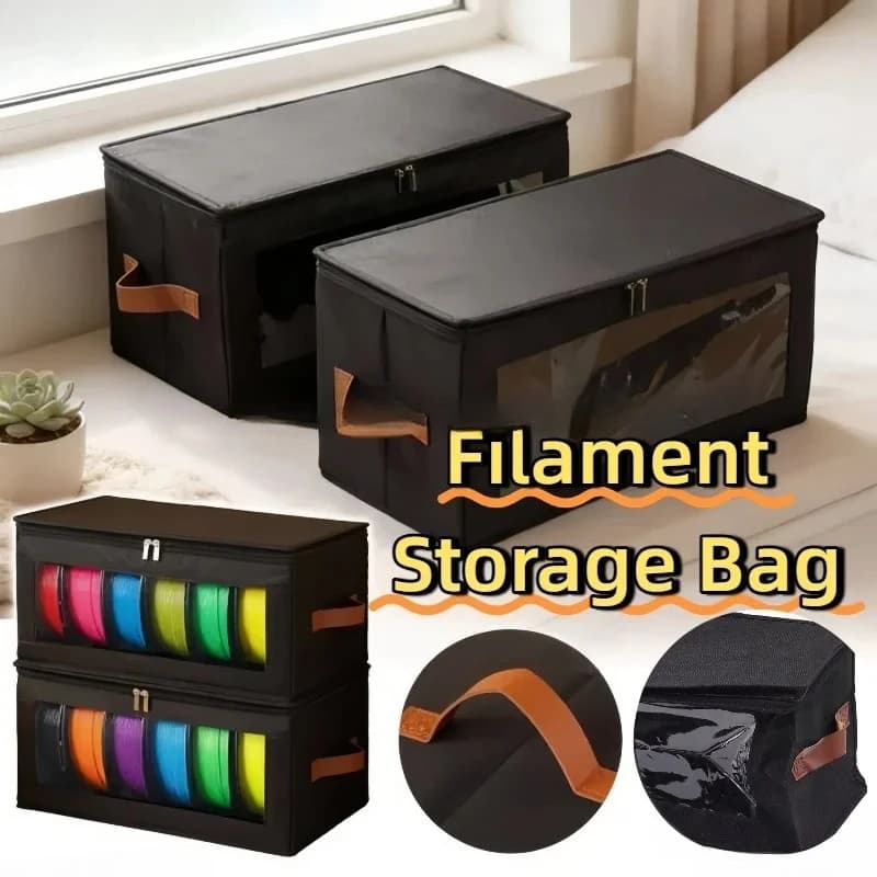 1/2/4 Pezzi Scatola Porta Filamenti per Stampante 3D, Contenitore Antipolvere per Filamenti, Supporto Modulare Impilabile per Casa, Ufficio, Officina