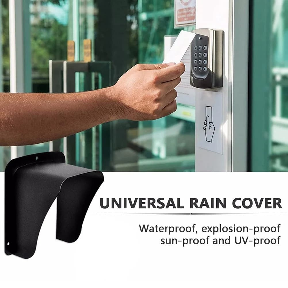 AS60-Video Doorbell Rain Cover Metal Door Bells Access Control Housing For Keyboard Controller Access Doorbell Intercom