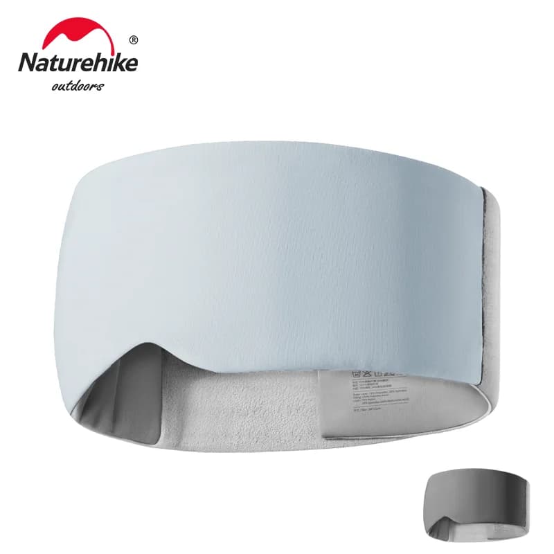 Naturehike Fascia per la testa parasole Ice Sense Ultraleggera Confortevole Maschera per dormire Copriocchi per casa e esterno con acido ialuronico Antirumore Liscia