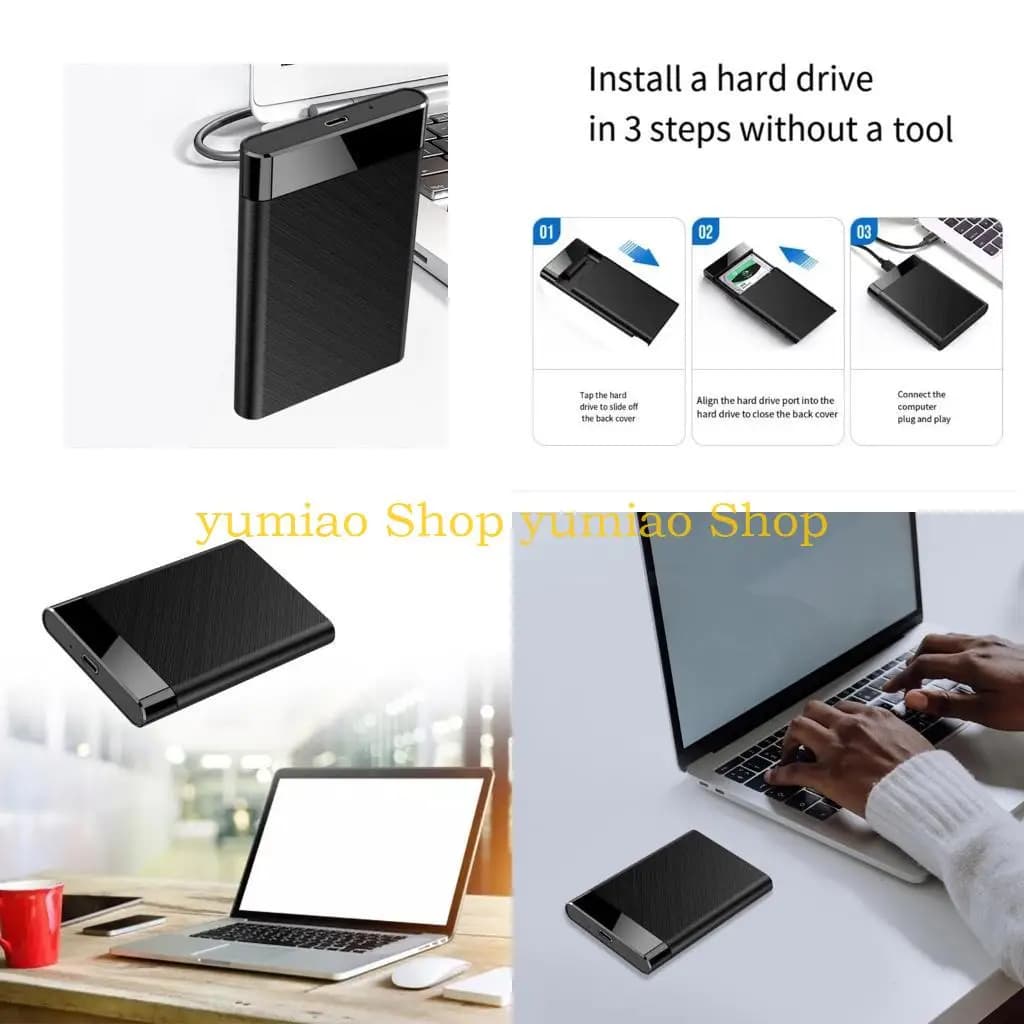Custodia per SSD 587B Scatola per HDD USB 3.1 da 2,5 pollici Scatola per disco rigido esterno seriale