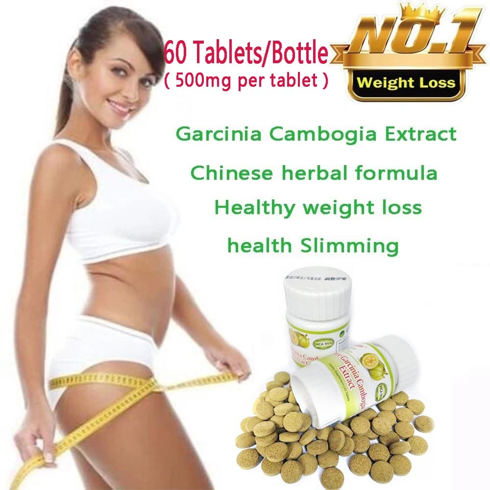 Slimming pills with pure Garcinia Cambogia extract - Maximum power 95% HCA Natural tablets for quick weight loss