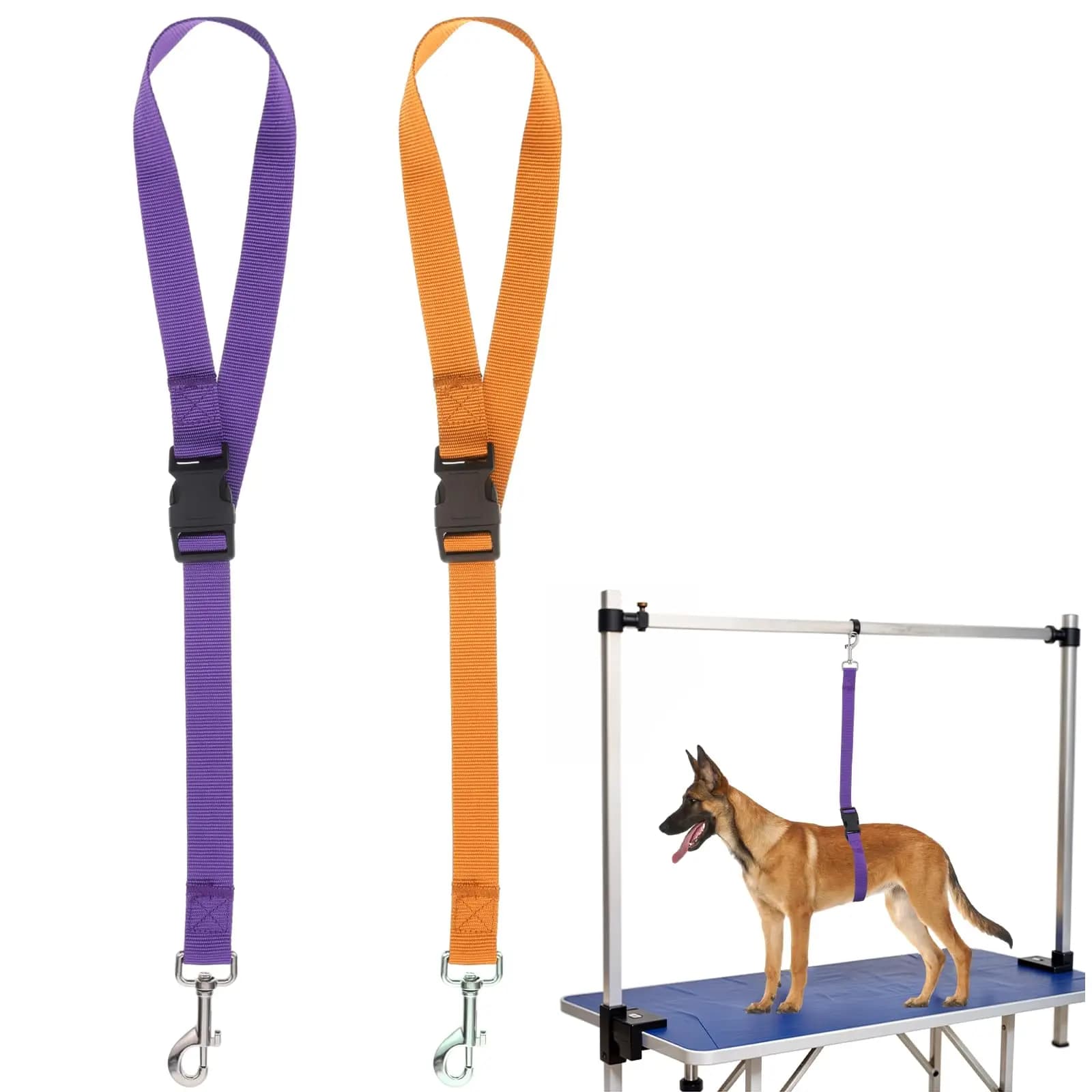 Cinghia di Sicurezza Regolabile Anti-Fuga per Toelettatura Cani, Guinzaglio per Bagno Cuccioli, Corda Fissa per Tavolo da Toelettatura