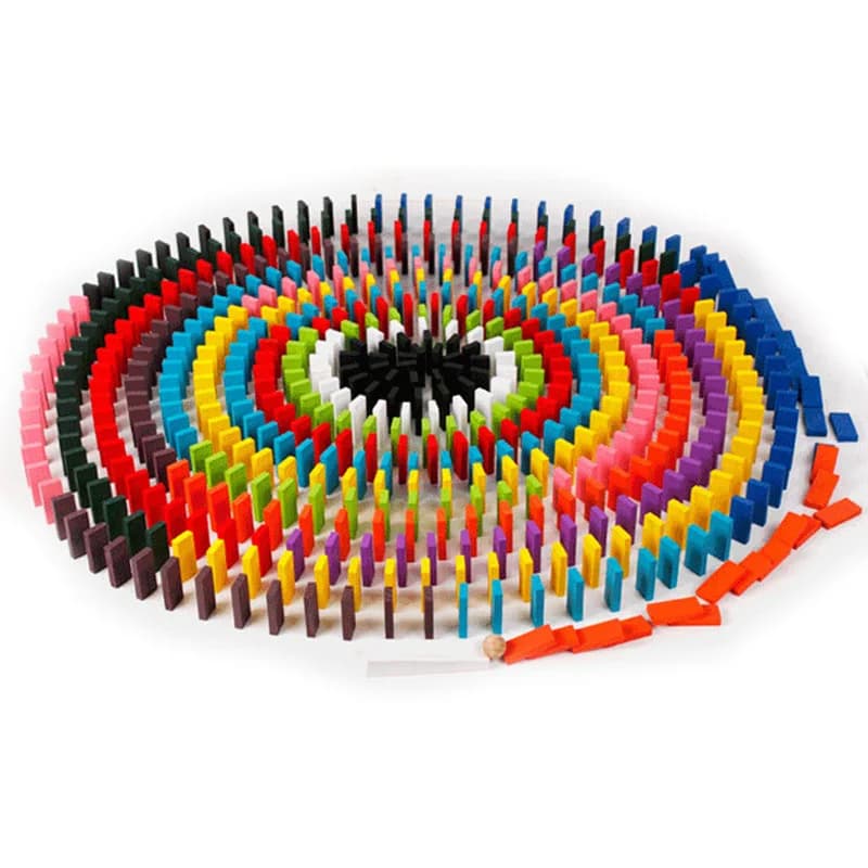 120 pezzi lotto gioco da tavolo per bambini domino in legno set regalo pittura bambini domino in legno giocattoli