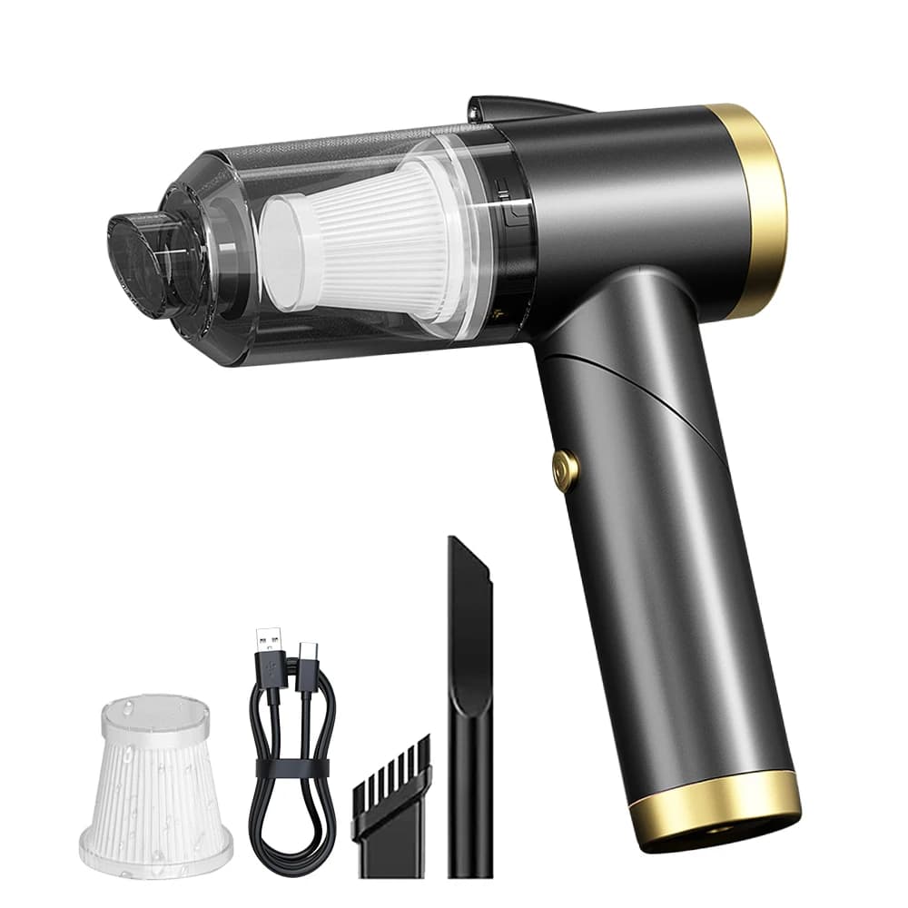 Aspirapolvere Portatile Mini Senza Fili per Auto, Aspiratore Wireless per Veicoli
