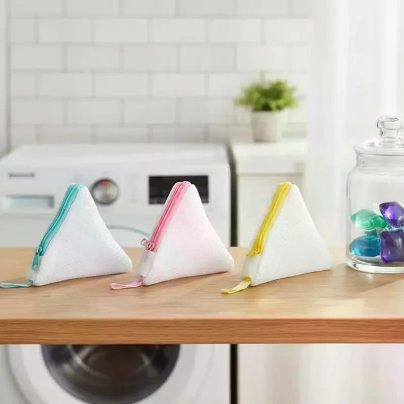 Laundry Bag Mini Multi-functional Small Item Detergent Pods Storage Zipper Closure No Lost No Leak