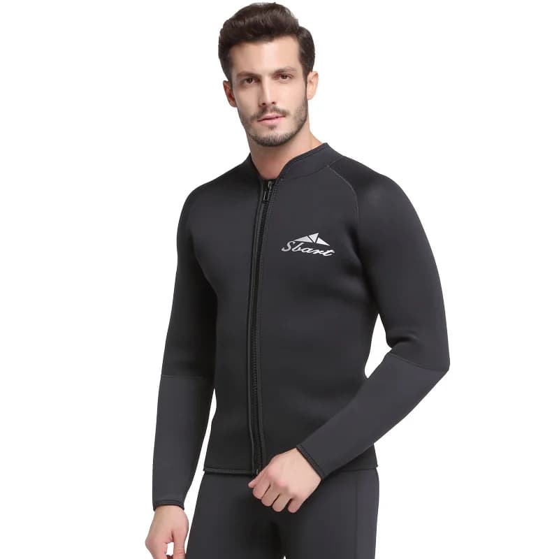 Mute da 5 mm per adulti Giacca/Pantaloni Manica lunga Neoprene Diving Mute Top/Bottom per Sport acquatici Surf Nuoto Snorkeling
