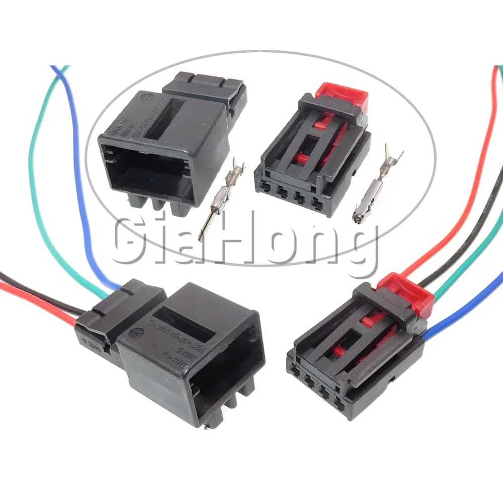 Set di 4 Connettori 3AA972714 7N0972704 per Cavo Elettrico Luce di Lettura e Fanale Posteriore Auto VW Audi