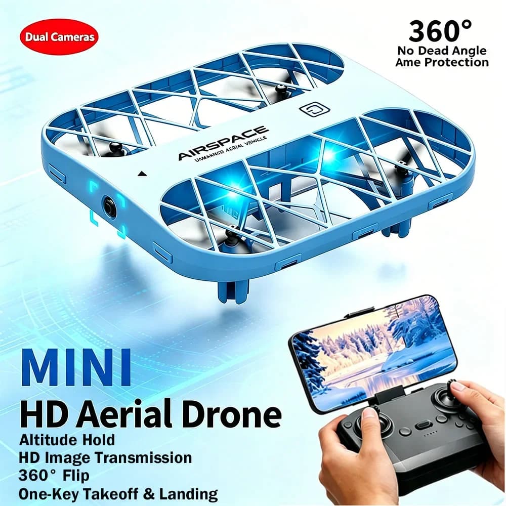 JJRC H142 2026 Drone Quadricottero RC HD con Doppia Fotocamera, Giocattolo Acrobatico Assemblabile Fai-da-Te, Regalo di Natale per Bambini e Ragazzi