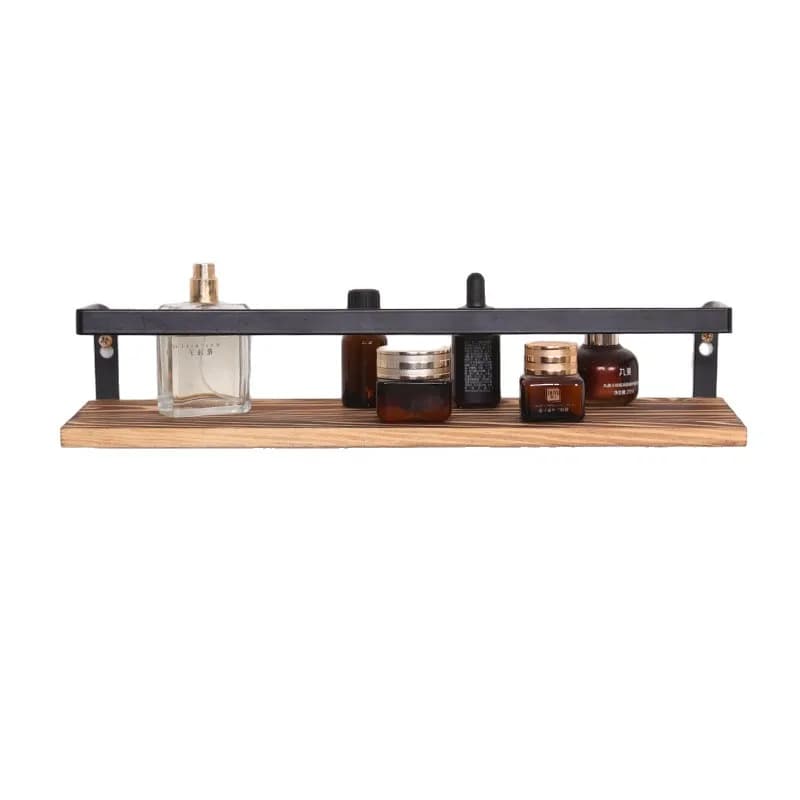 Wooden wall storage rack, bathroom wall mounted towel bar, kitchen supplies wall decoration racks