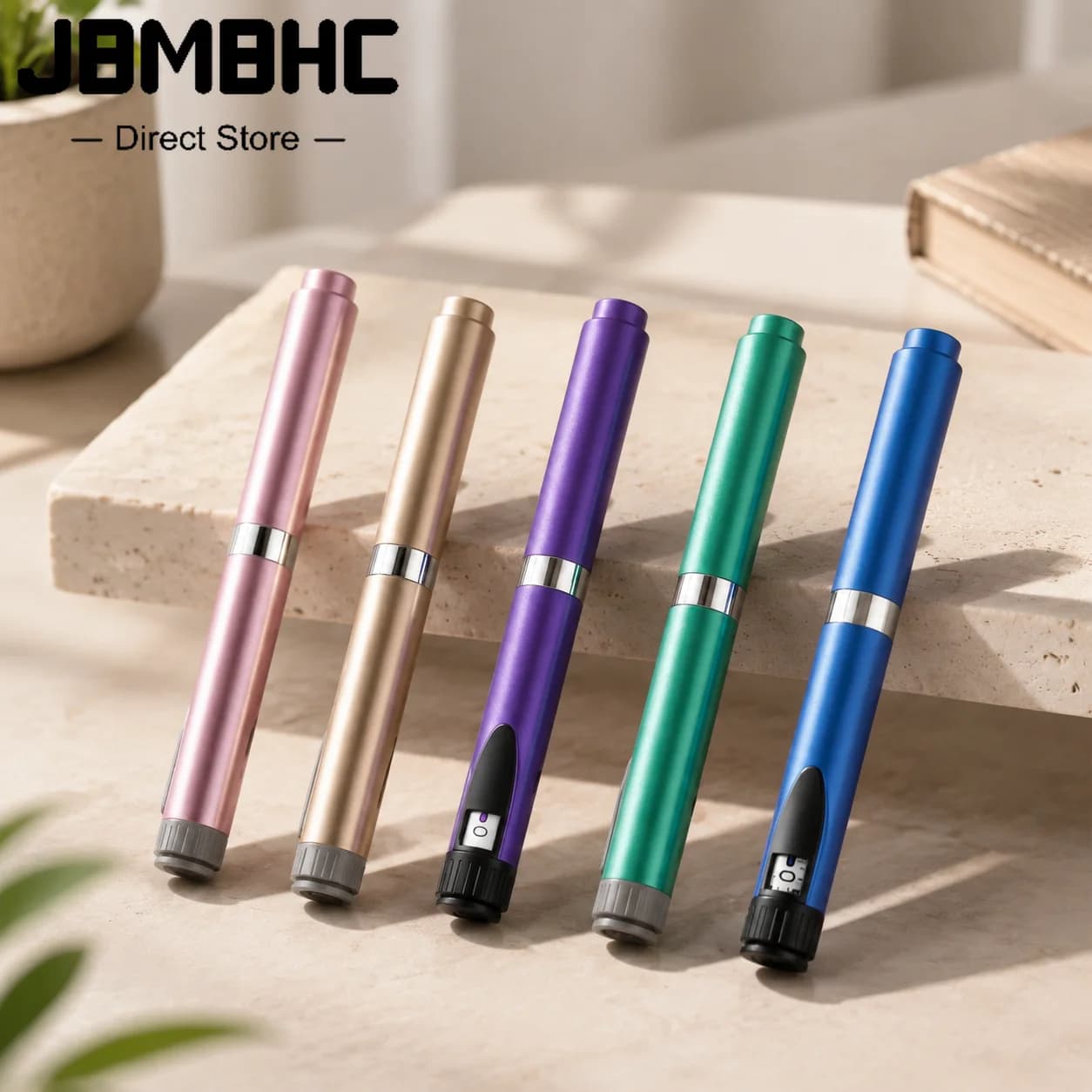 Metal Insulin Injection Pen for V2, 60 Unit Reusable Peptide Pen Injector Adjustable Dose Dial,Compatible with 3ml Cartridges