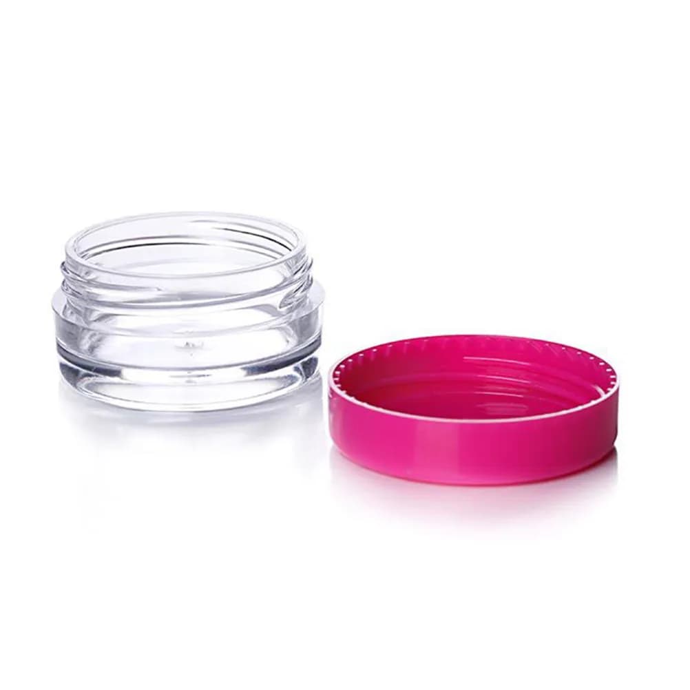 Mini container for travel cream, 50 pieces, for makeup, powder, face cream, eye cream, durable, portable, small